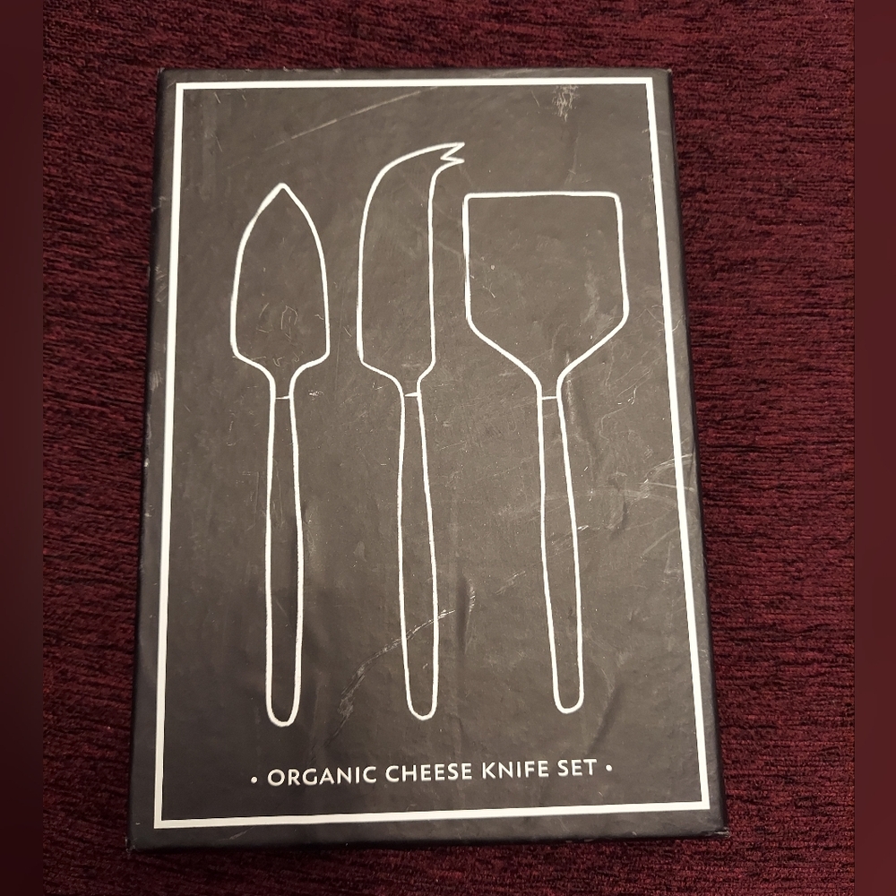 Organic cheese knife set by Santa barbara design studio
